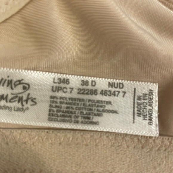 Loving Moments Nude nursing bra with lace detail 38D - Picture 8 of 8